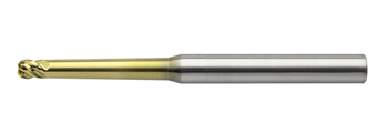4 Flute Taper Neck Radius End Mills HTNRS