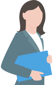 女性社員のイラスト
