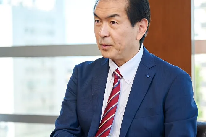 経営方針について渡邉社長が語っている様子