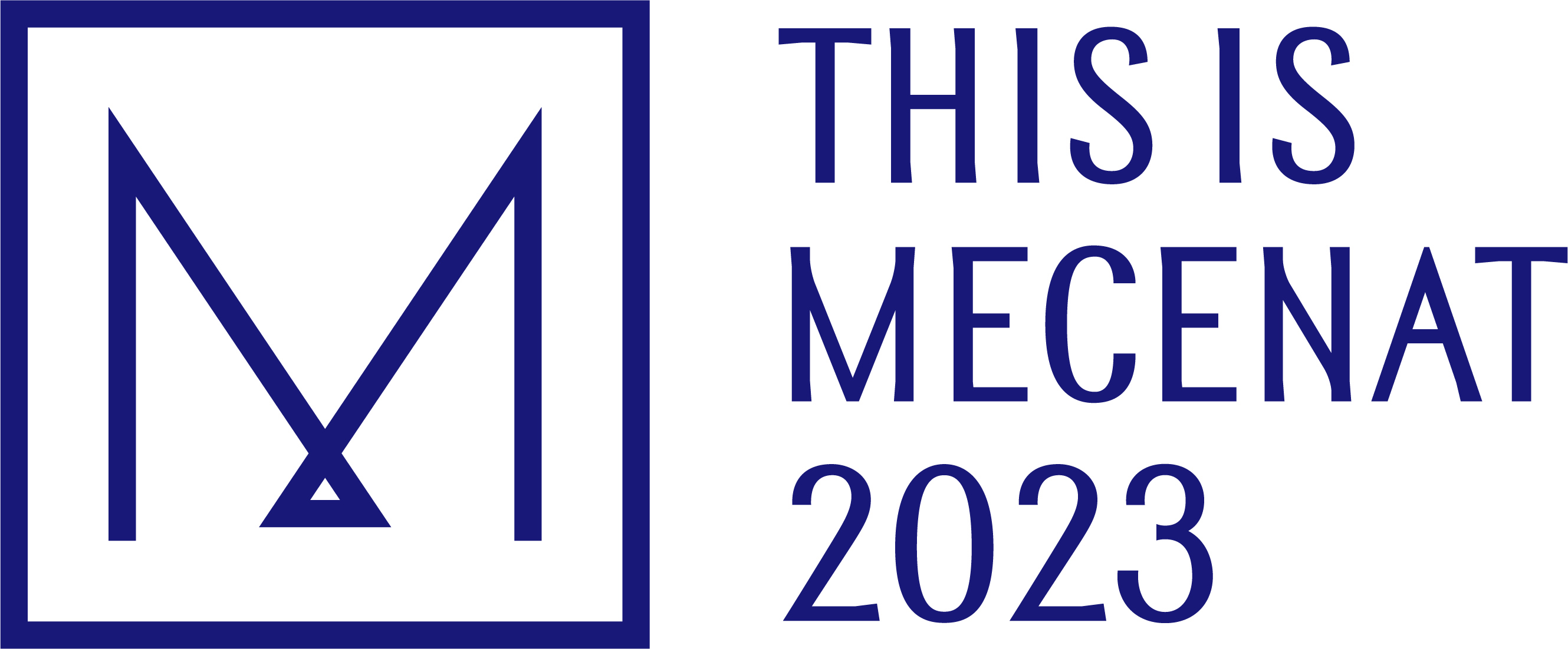 THIS IS MECENAT 2023ロゴ