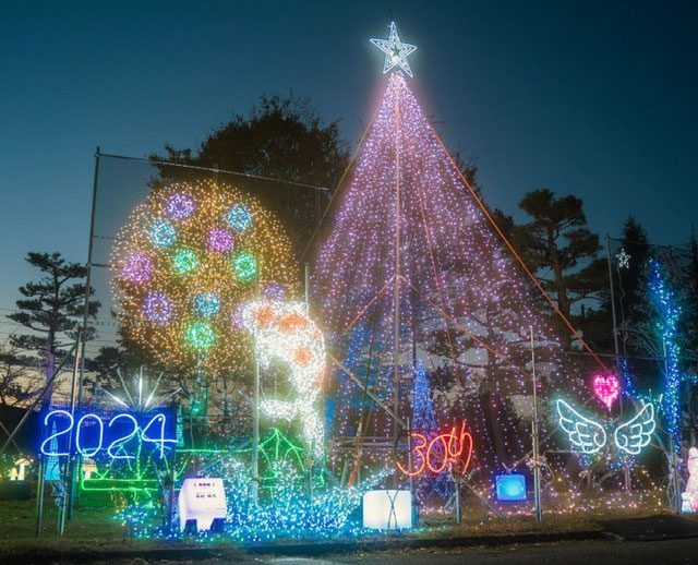 Christmas illumination at Nagaoka factory 2024